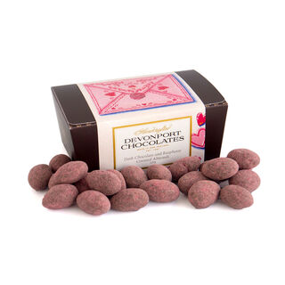Dark Chocolate and Raspberry covered almonds
