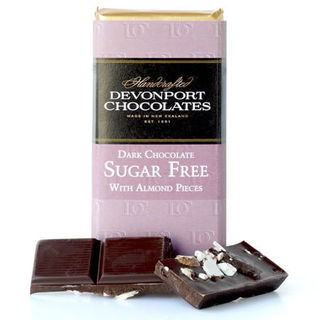 Sugar Free Dark Chocolate with Almond Pieces