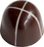 Dark Chocolate Hot Cross Bun 