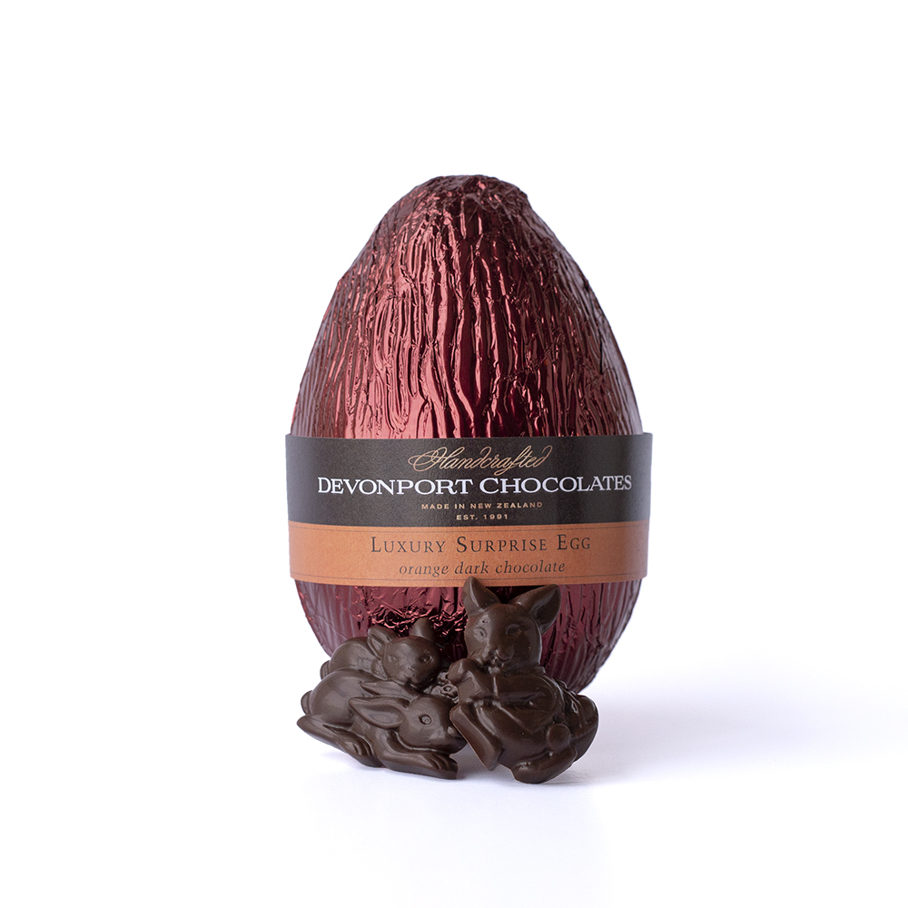 Surprise Easter Eggs 55 % Dark Chocolate with Orange - Out of stock