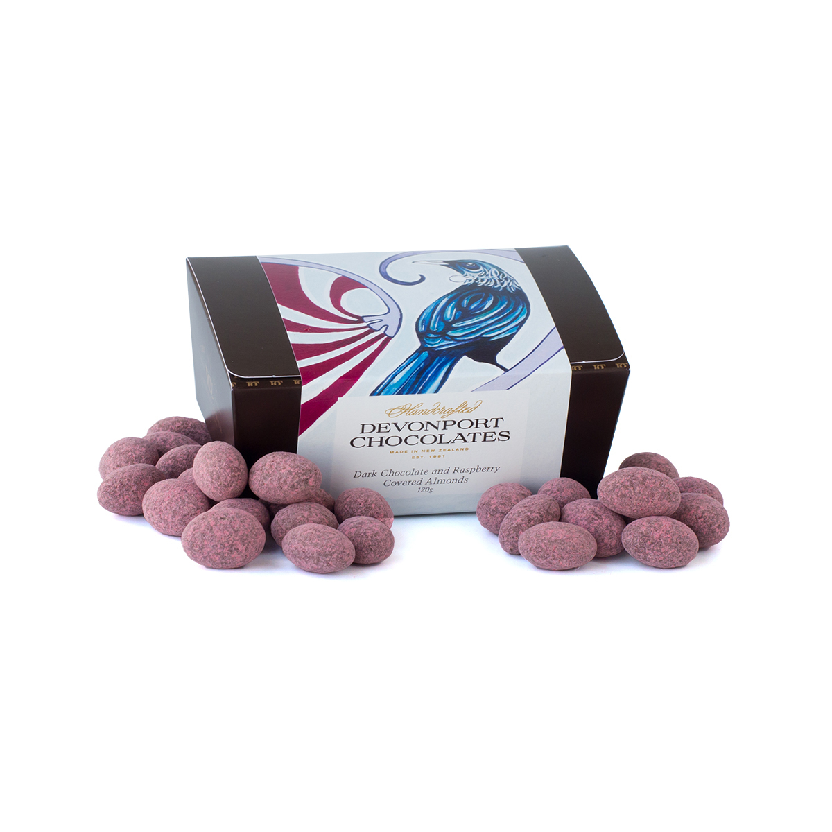 Raspberry Chocolate almonds
