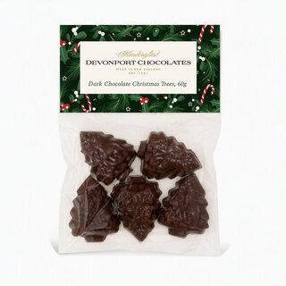 Dark Chocolate Christmas Trees