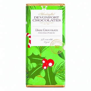 Dark Chocolate Xmas Pudding Tablet