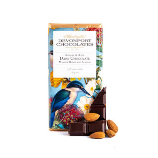 Kōtare & Rātā , Dark Chocolate, Manuka Honey and Almond tablet