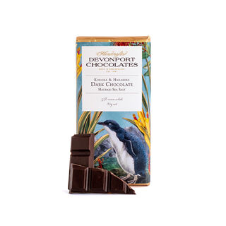 Kororā & Harakeke, Dark Chocolate Hauraki Sea Salt Tablet  